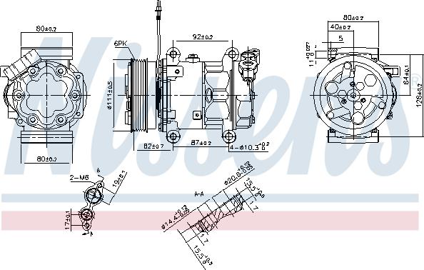 Nissens 89589 - Компрессор кондиционера unicars.by