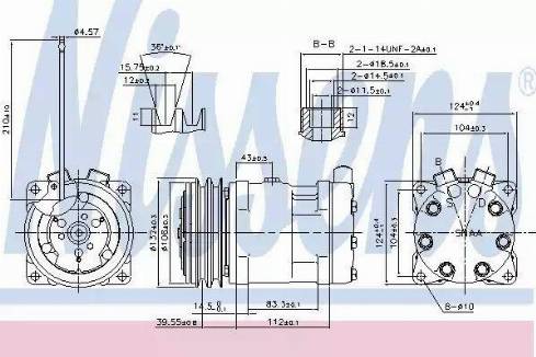 Nissens 89610 - Компрессор кондиционера unicars.by