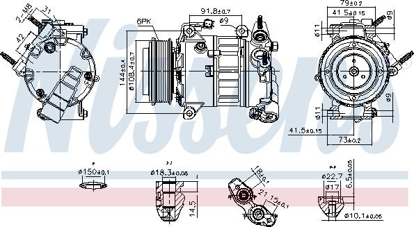 Nissens 890589 - Компрессор кондиционера unicars.by