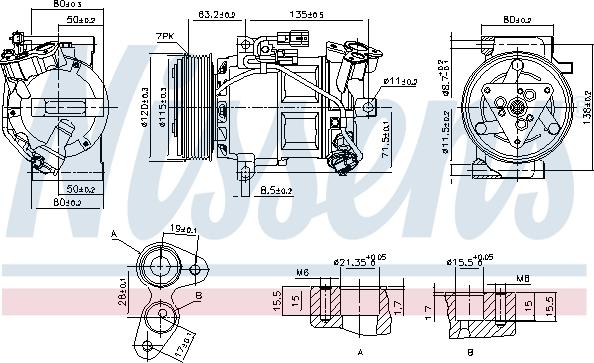 Nissens 890653 - Компрессор кондиционера unicars.by