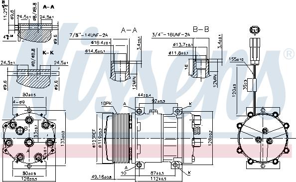 Nissens 890311 - Компрессор кондиционера unicars.by