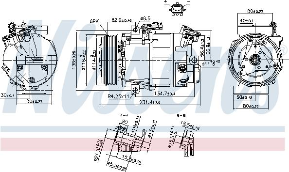 Nissens 890297 - Компрессор кондиционера unicars.by