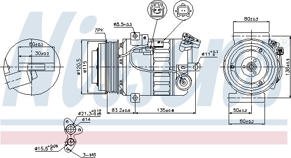 Nissens 89392 - Компрессор кондиционера unicars.by