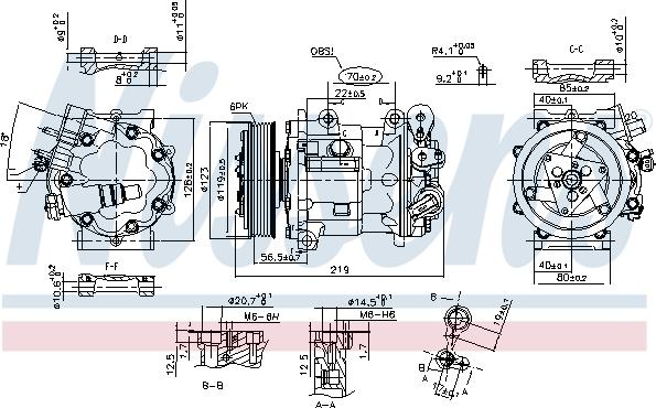 Nissens 89362 - Компрессор кондиционера unicars.by