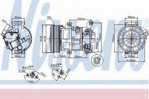 Nissens 89337 - Компрессор кондиционера unicars.by