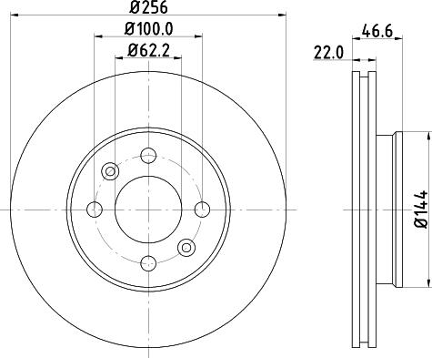 Nisshinbo ND6004K - Тормозной диск unicars.by