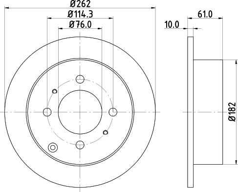 Nisshinbo ND6005 - Тормозной диск unicars.by