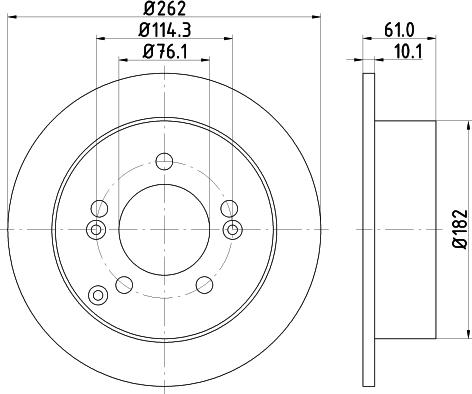 Nisshinbo ND6002K - Тормозной диск unicars.by