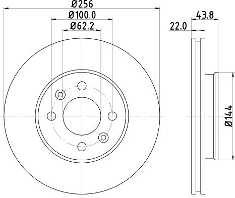 Nisshinbo ND6031K - Тормозной диск unicars.by