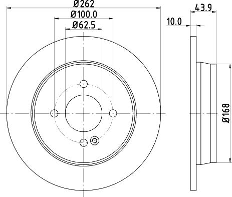 Nisshinbo ND6075K - Тормозной диск unicars.by