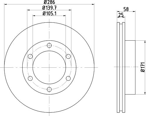 Nisshinbo ND1072K - Тормозной диск unicars.by