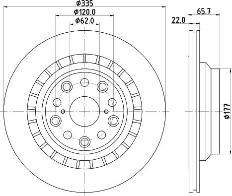 Nisshinbo ND1122K - Тормозной диск unicars.by