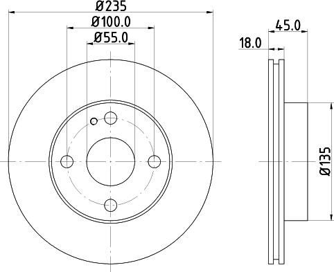 Nisshinbo ND5029K - Тормозной диск unicars.by