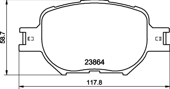 Protechnic PRP1050 - Тормозные колодки, дисковые, комплект unicars.by