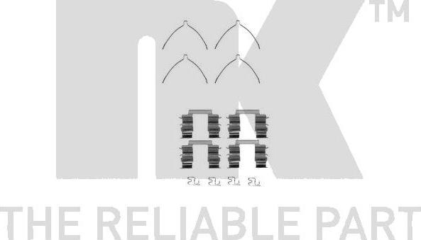 NK 7945116 - Комплектующие для колодок дискового тормоза unicars.by
