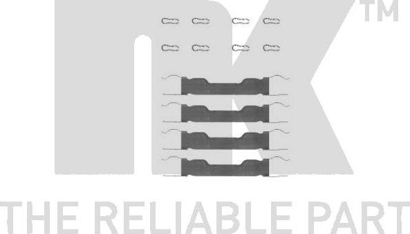 NK 7923909 - Комплектующие для колодок дискового тормоза unicars.by