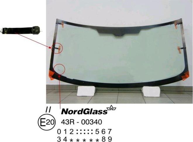 NordGlass 4045034 - Ветровое стекло unicars.by