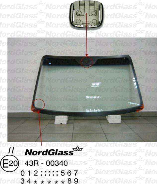 NordGlass 4043563 - Ветровое стекло unicars.by