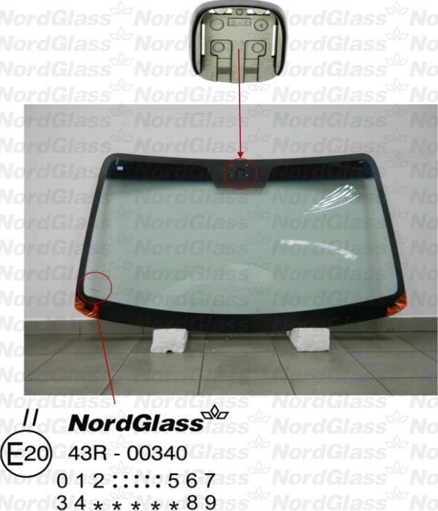 NordGlass 4042550 - Ветровое стекло unicars.by