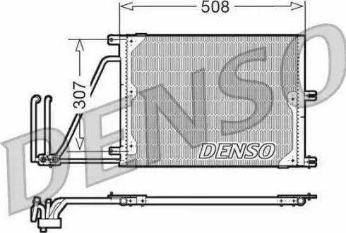 NPS DCN20030 - Конденсатор кондиционера unicars.by