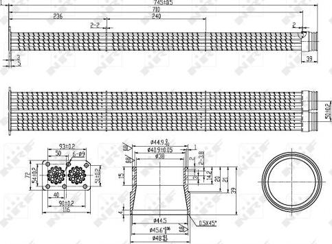 NRF 48103 - Радиатор, рециркуляция ОГ unicars.by