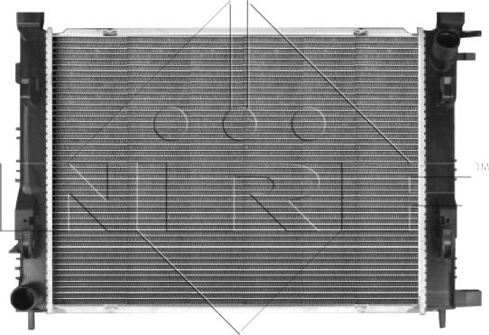 NRF 58444 - Радиатор, охлаждение двигателя unicars.by