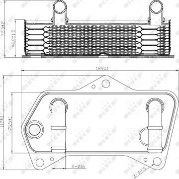 NRF 31188 - Масляный радиатор, автоматическая коробка передач unicars.by