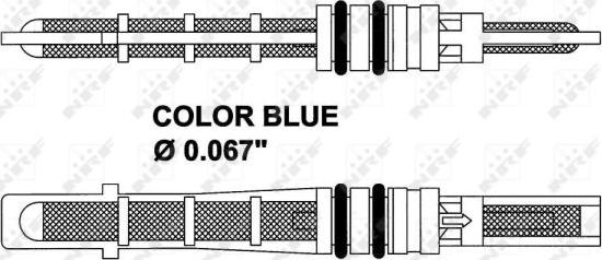 NRF 38207 - Расширительный клапан, кондиционер unicars.by
