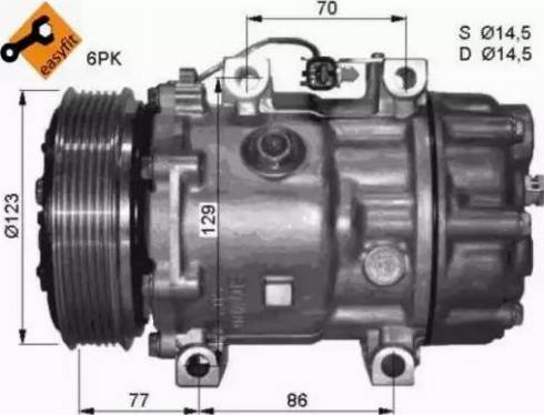 NRF 32430G - Компрессор кондиционера unicars.by