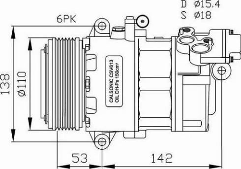 NRF 32184G - Компрессор кондиционера unicars.by