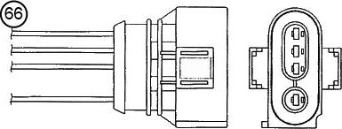 NTK 93088 - Лямбда-зонд, датчик кислорода unicars.by