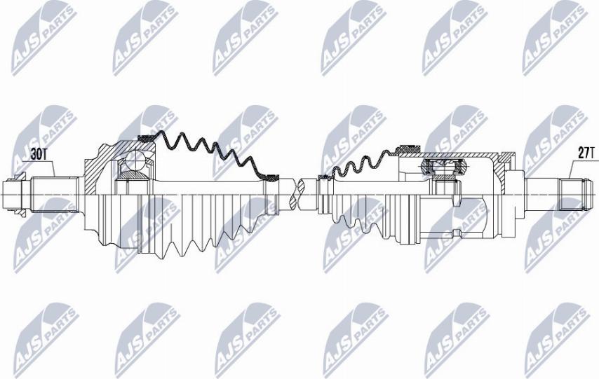 NTY NPW-BM-115 - Приводной вал unicars.by