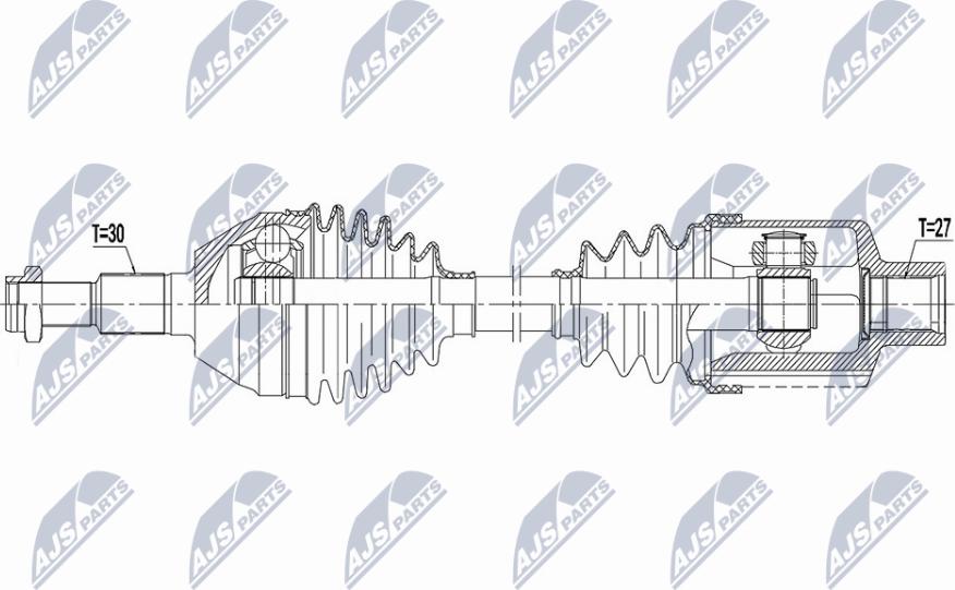 NTY NPW-PL-146 - Приводной вал unicars.by