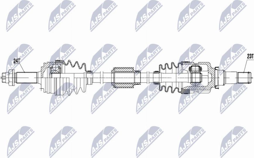 NTY NPW-TY-171 - Приводной вал unicars.by