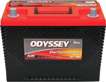 Odyssey Battery ODP-AGM34 - Стартерная аккумуляторная батарея, АКБ unicars.by