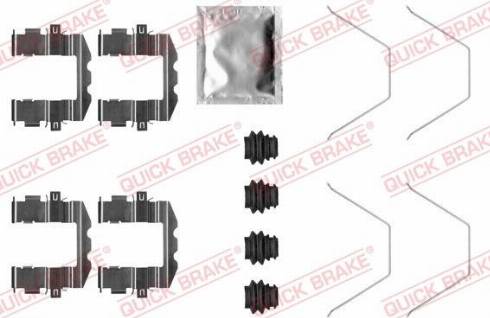 OJD Quick Brake 109-0057 - Комплектующие для колодок дискового тормоза unicars.by