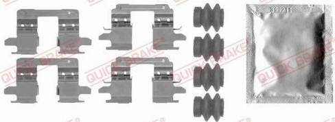 OJD Quick Brake 109-0005 - Комплектующие для колодок дискового тормоза unicars.by