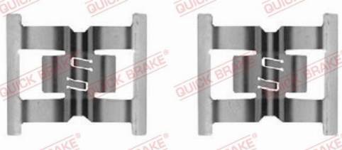 OJD Quick Brake 109-0031 - Комплектующие для колодок дискового тормоза unicars.by