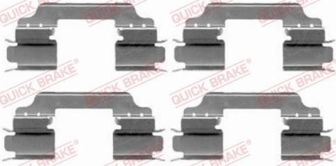 OJD Quick Brake 109-1649 - Комплектующие для колодок дискового тормоза unicars.by