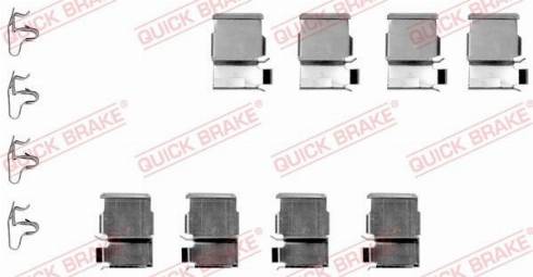 OJD Quick Brake 109-1133 - Комплектующие для колодок дискового тормоза unicars.by