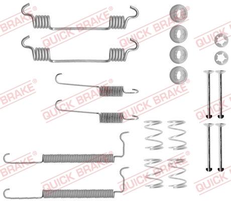 OJD Quick Brake 105-0710 - Комплектующие, барабанный тормозной механизм unicars.by