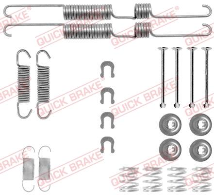 OJD Quick Brake 105-0738 - Комплектующие, барабанный тормозной механизм unicars.by