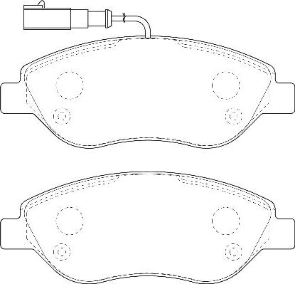 Omnicraft 2134990 - Тормозные колодки, дисковые, комплект unicars.by