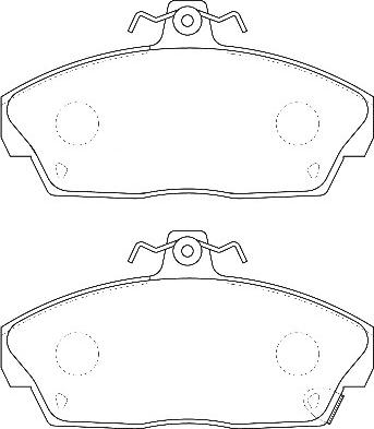 Omnicraft 2134922 - Тормозные колодки, дисковые, комплект unicars.by