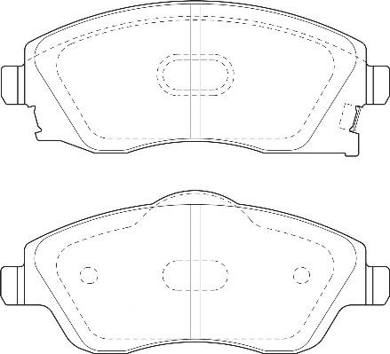 Omnicraft 2134898 - Тормозные колодки, дисковые, комплект unicars.by