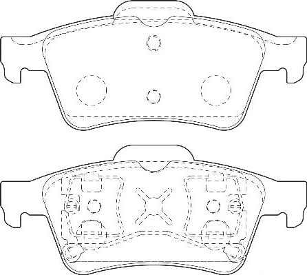 Omnicraft 2135668 - Тормозные колодки, дисковые, комплект unicars.by