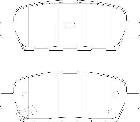 Omnicraft 2135624 - Тормозные колодки, дисковые, комплект unicars.by