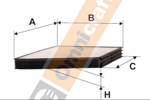 Omnicraft 2135452 - Фильтр воздуха в салоне unicars.by