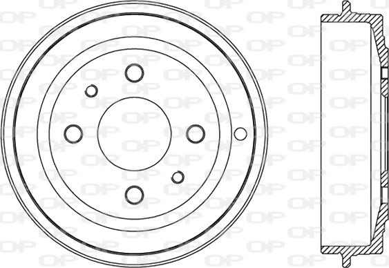 Open Parts BAD9001.10 - Тормозной барабан unicars.by