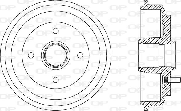 Open Parts BAD9072.30 - Тормозной барабан unicars.by